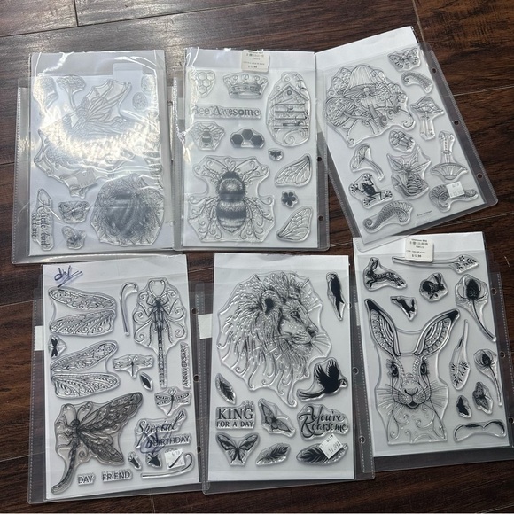 Pink Ink Designs Stamps Collection Set of 6 - Picture 2 of 2